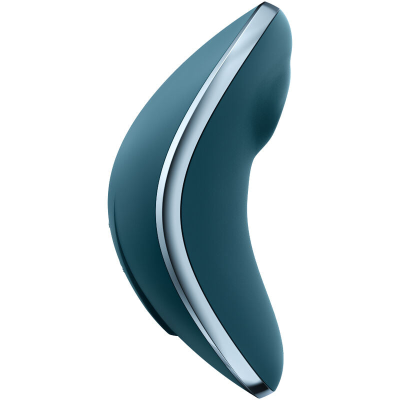 SATISFYER - VULVA LOVER 1 STIMOLATORE E VIBRATORE A IMPULSI D'ARIA BLU – Stimolatore dell'aria nessuna vibrazione – foto 2