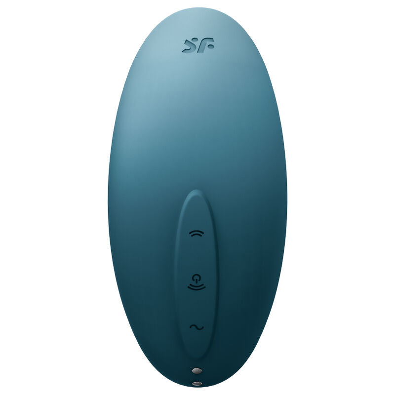 SATISFYER - STIMOLATORE E VIBRATORE A IMPULSI D'ARIA VULVA LOVER 2  BLU – Stimolatore dell'aria nessuna vibrazione – foto 3