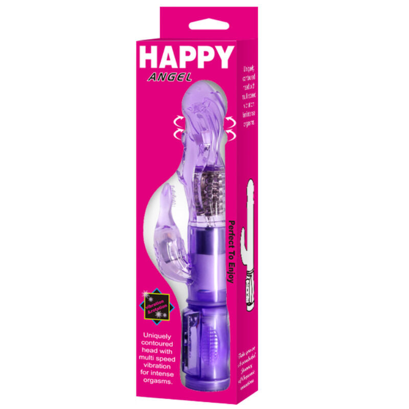 BAILE - MINI ROTATORE CON CONIGLIO HAPPY ANGEL LILLA – Rotatori vibranti – foto 3