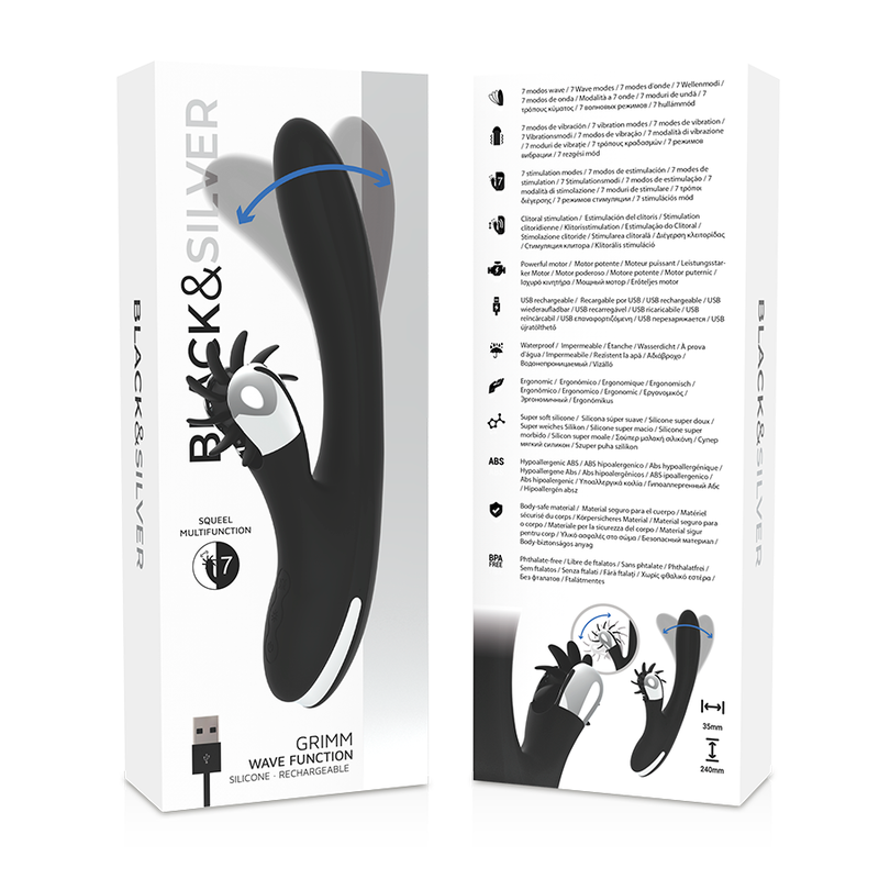 BLACK&SILVER - FUNZIONE ONDA BUNNY GRIMM – Rotatori vibranti – foto 8