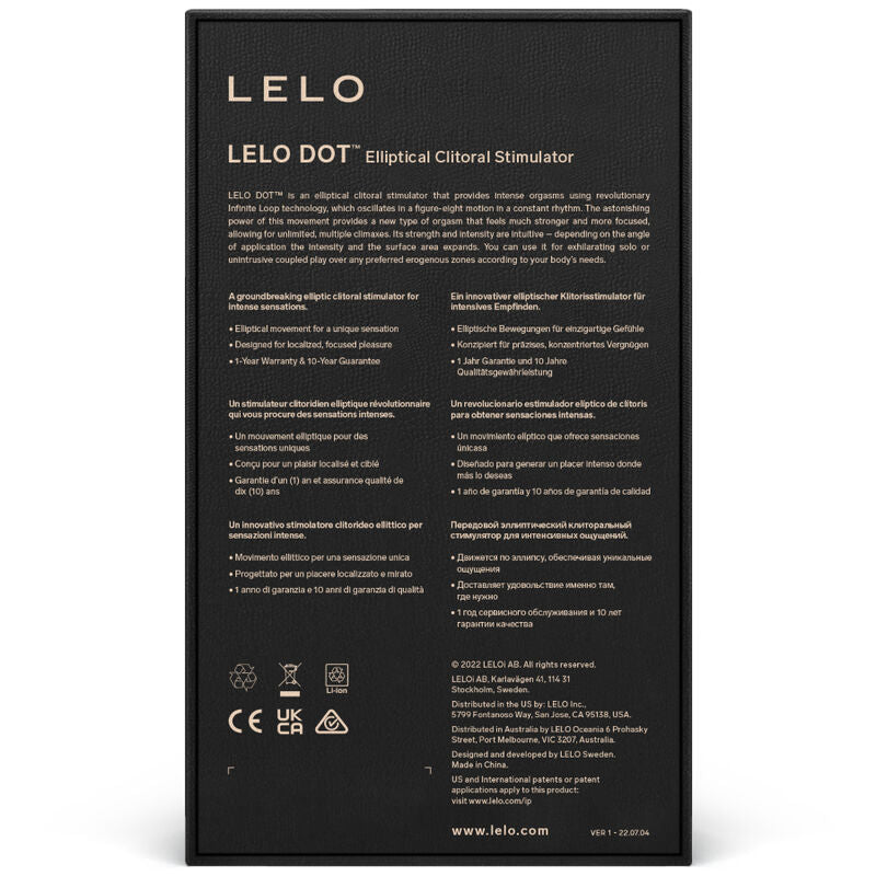 LELO - STIMOLATORE CLITORIDE DOT - LILLA – Massaggiatrici – foto 3