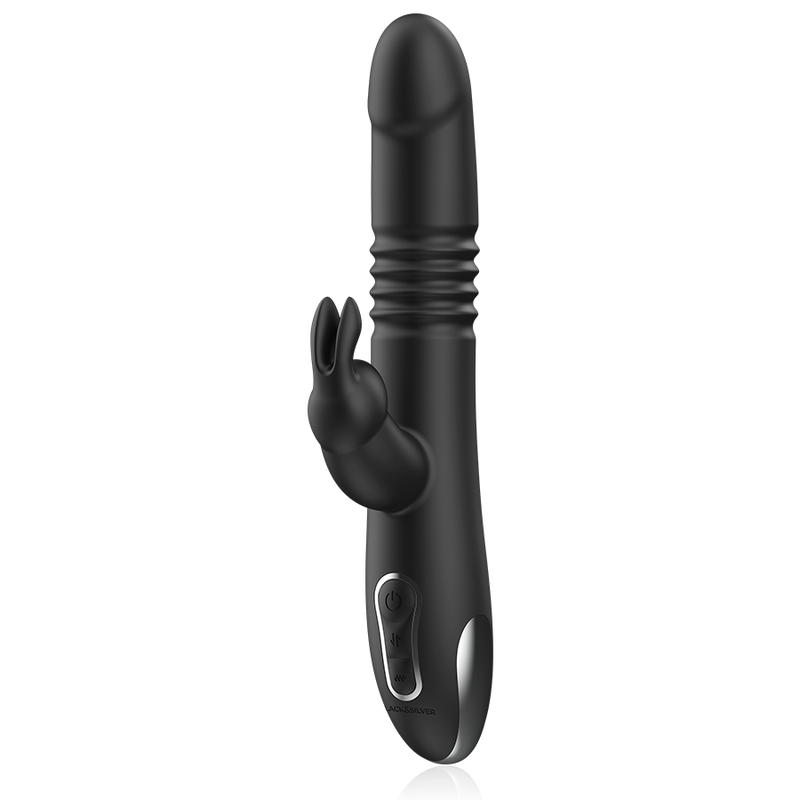 BLACK&SILVER - KENJI VIBRATORE RABBIT UP & DOWN + TELECOMANDO WATCHME – Telecomando – foto 5