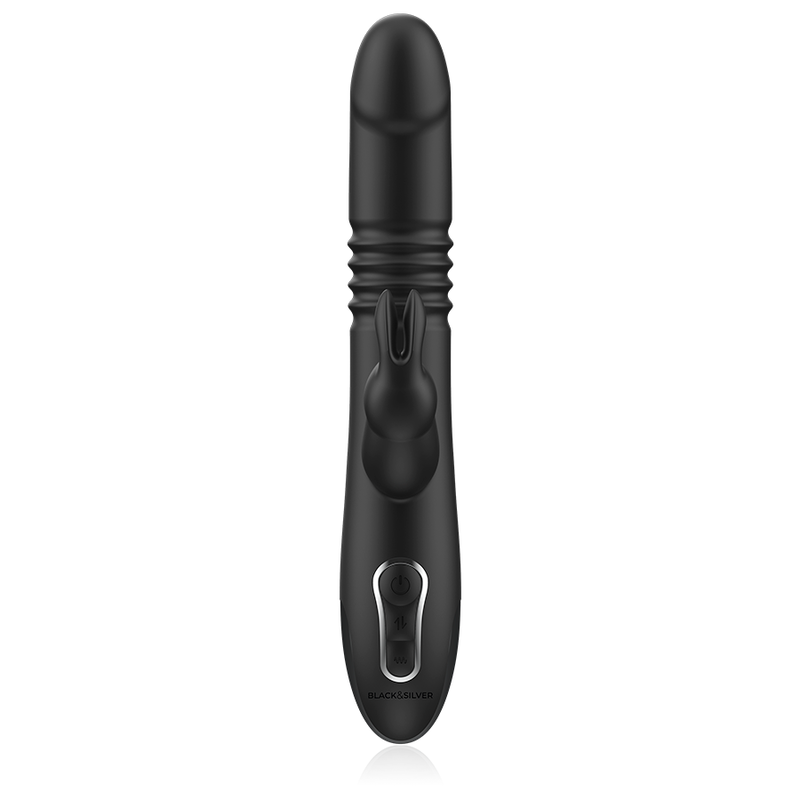 BLACK&SILVER - KENJI VIBRATORE RABBIT UP & DOWN + TELECOMANDO WATCHME – Telecomando – foto 6