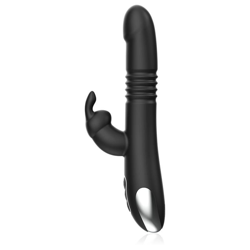 BLACK&SILVER - KENJI VIBRATORE RABBIT UP & DOWN + TELECOMANDO WATCHME – Telecomando – foto 4