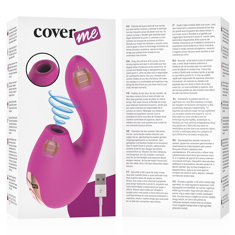 COVERME - VIBRATORE ASPIRATORE CLITORIDEO E POTENTE VIBRATORE PER IL PUNTO G – Stimolatore dell'aria nessuna vibrazione – foto 9