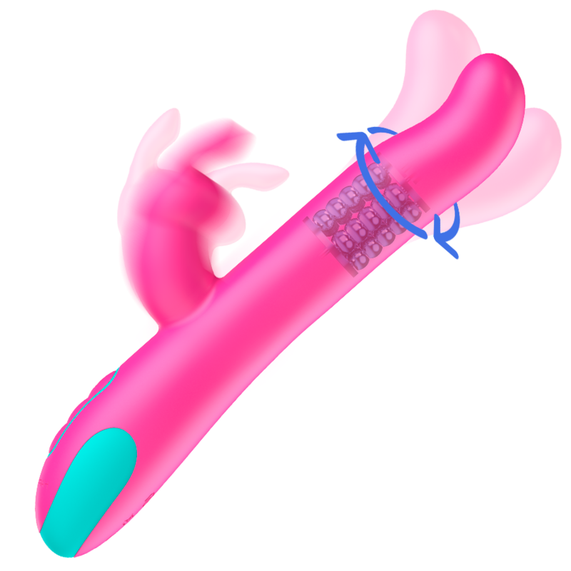 HAPPY LOKY - PLUTO VIBRATORE RABBIT E ROTATORE + TELECOMANDO WATCHME – Telecomando – foto 2