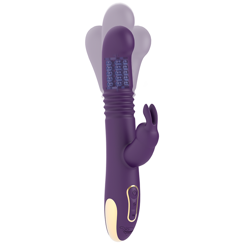 TREASURE - BASTIAN VIBRATORE RABBIT UP & DOWN ROTATORE E VIBRATORE + TELECOMANDO WATCHME – Rotatori vibranti – foto 2
