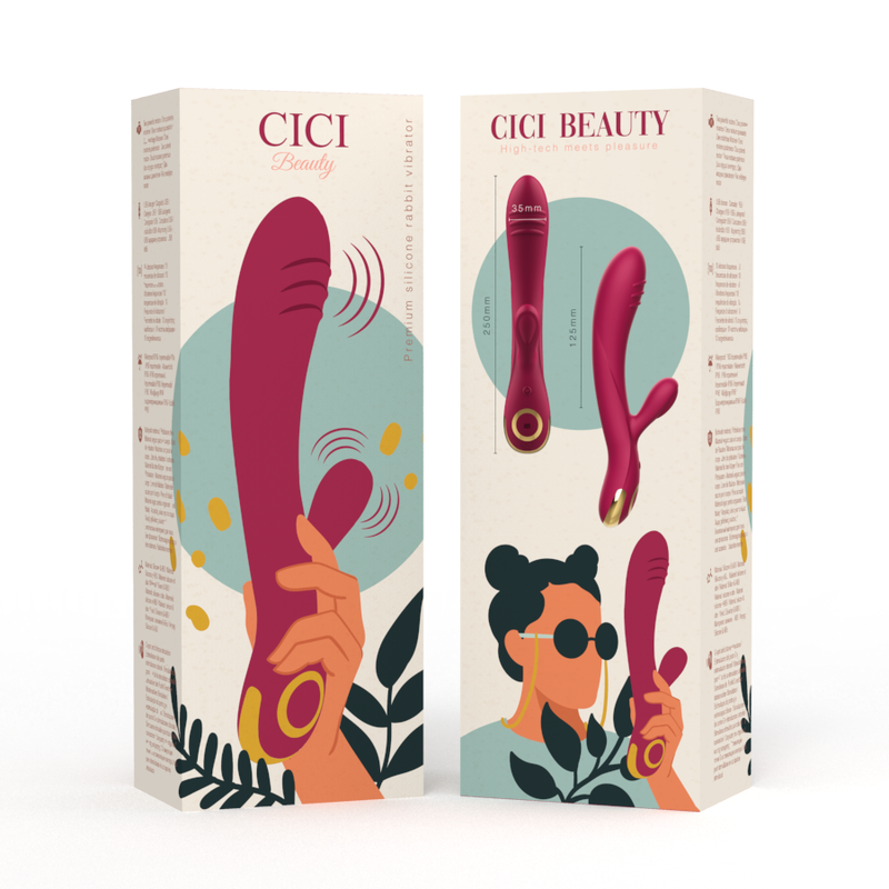 CICI BEAUTY - VIBRATORE CONIGLIO IN SILICONE PREMIUM – Vibratori di coniglio – foto 7