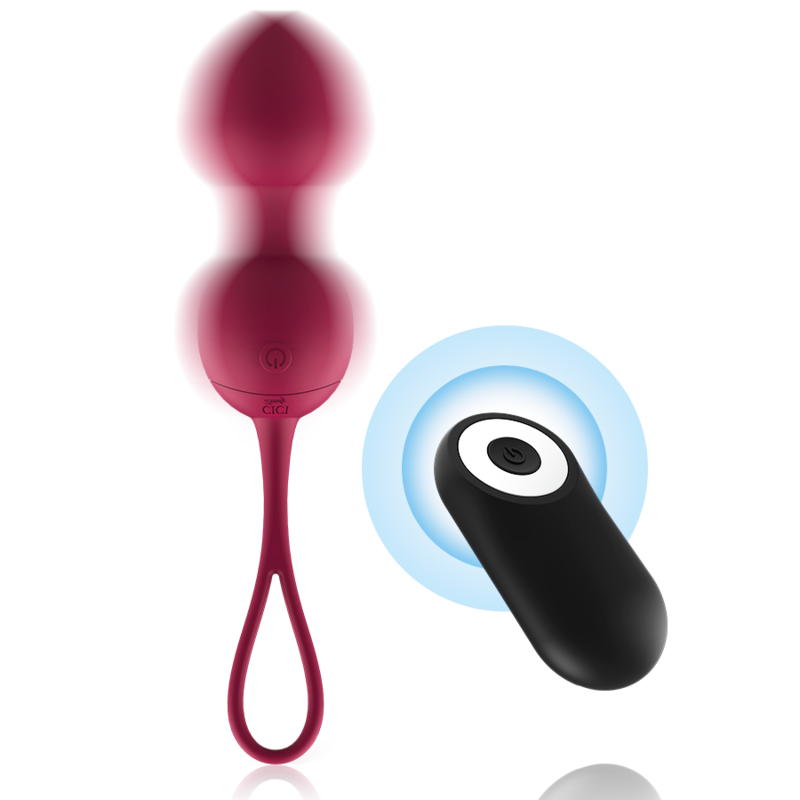 CICI BEAUTY - PREMIUM SILICONE 3 PERLINE VIBRANTI KEGEL TELECOMANDO – Telecomando – foto 2
