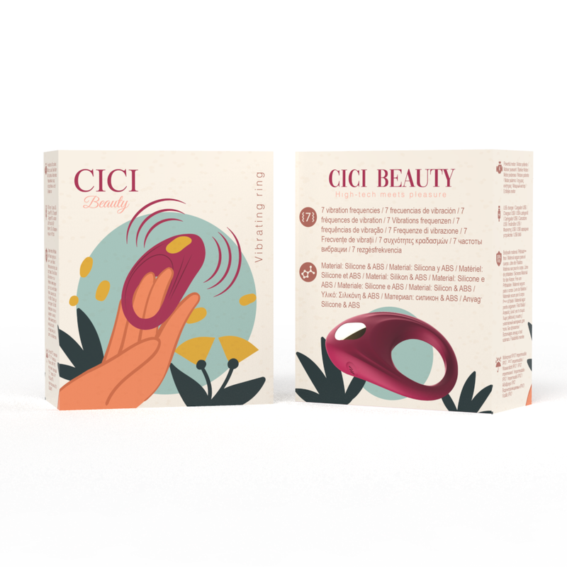 CICI BEAUTY - ANELLO VIBRANTE IN SILICONE PREMIUM – Cockring con vibrazione – foto 8
