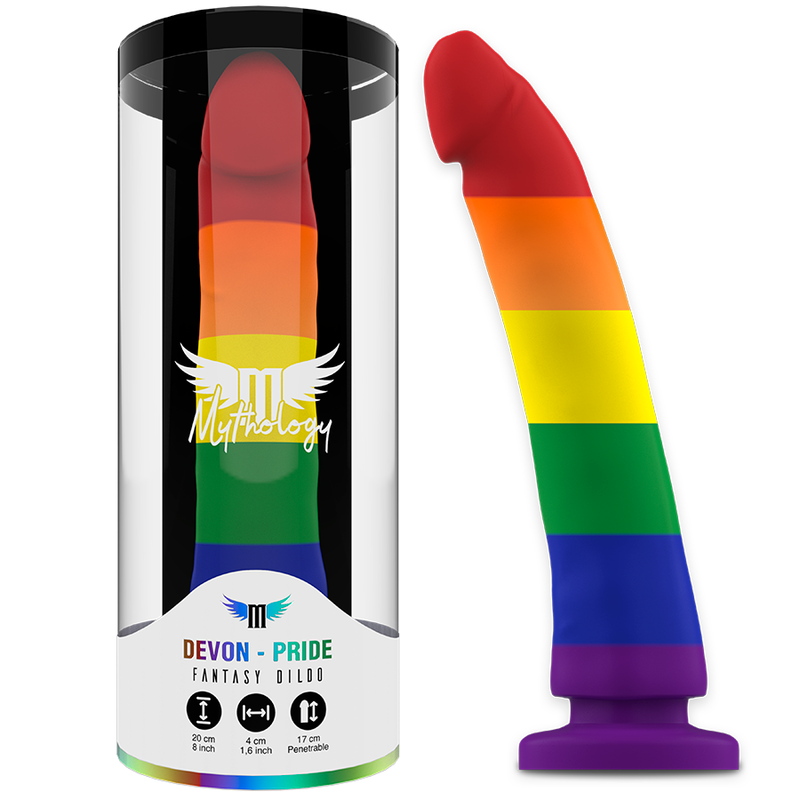 MYTHOLOGY - DEVON PRIDE DILDO L – Vari masturbatori
