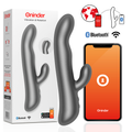 ONINDER - VIBRAZIONE E ROTAZIONE OSLO NERO - APP GRATUITA – Vibratori con APP