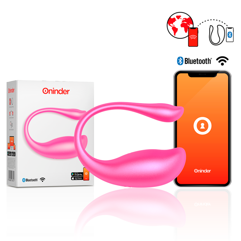 ONINDER - UOVO VIBRANTE NAIROBI ROSA - APP GRATUITA – Vibratori con APP
