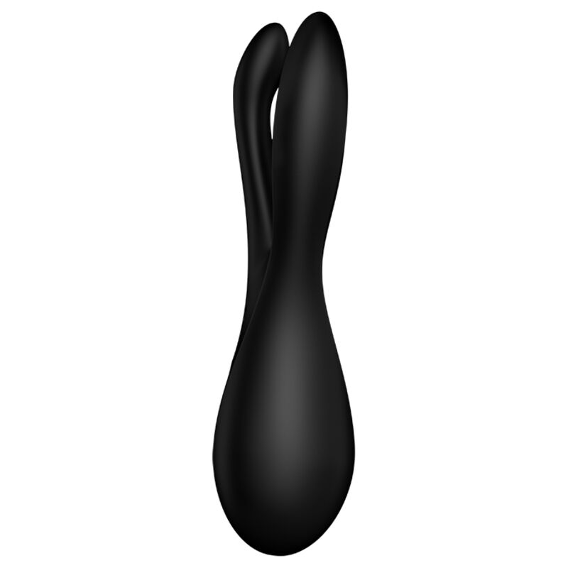 SATISFYER - VIBRATORE THREESOME 2 NERO – Per il clitoride – foto 4