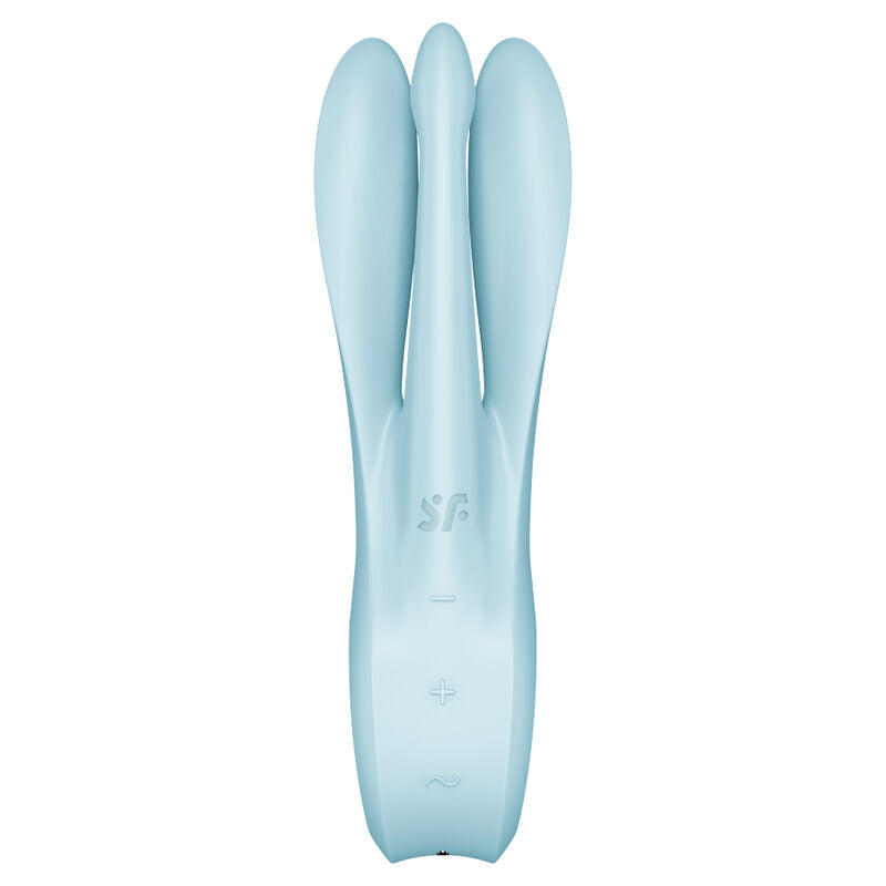 SATISFYER - THREESOME 1 VIBRATORE BLU – Per il clitoride – foto 3