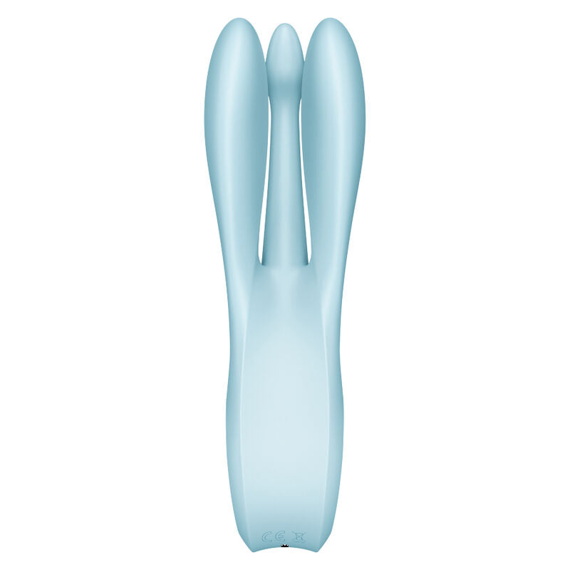 SATISFYER - THREESOME 1 VIBRATORE BLU – Per il clitoride