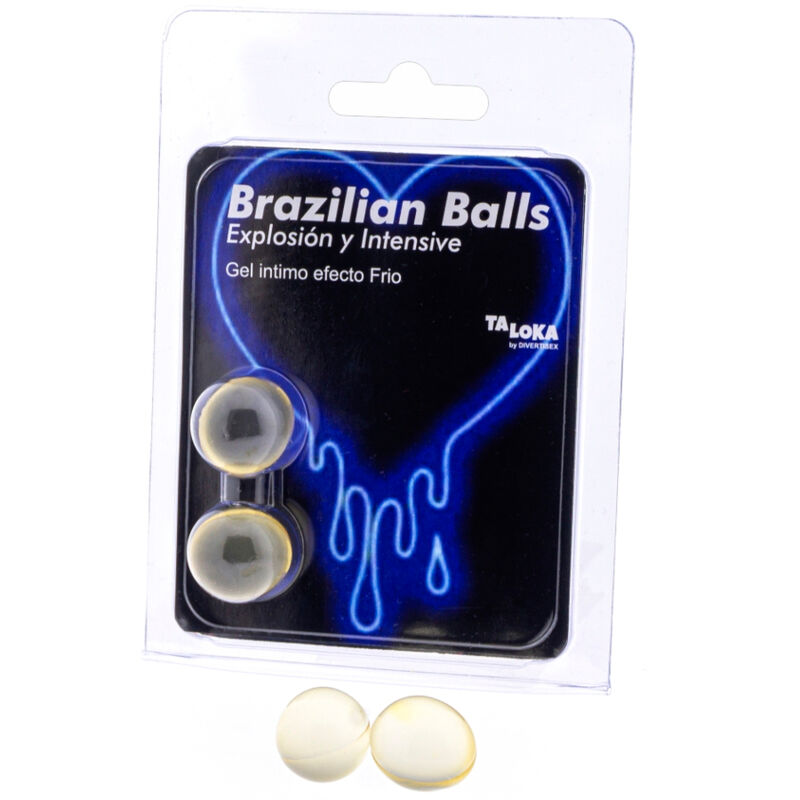 TALOKA - 2 SFERE BRASILIANE GEL EMOZIONANTE EFFETTO FREDDO E VIBRAZIONE – Effetto freddo – foto 2