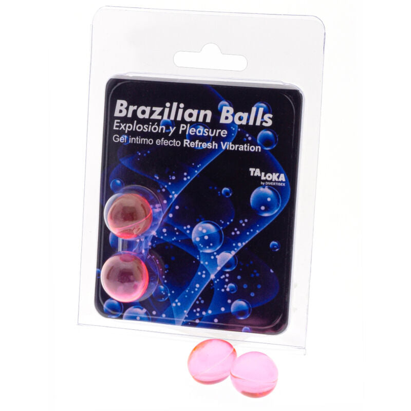 TALOKA - 2 SFERE BRASILIANE RINFRESCANO EFFETTO VIBRANTE EMOZIONANTE GEL – Palle brasiliane – foto 2