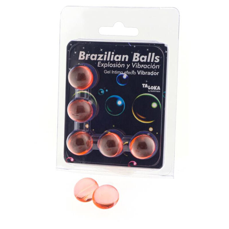 TALOKA - 5 SFERE BRASILIANE GEL EMOZIONANTE EFFETTO VIBRANTE – Palle brasiliane – foto 2