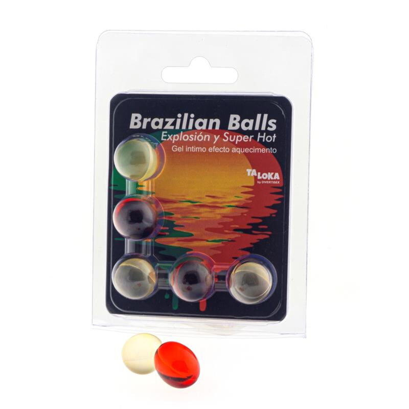 TALOKA - 5 SFERE BRASILIANE GEL ECCITANTE EFFETTO SUPER HOT – Palle brasiliane – foto 2