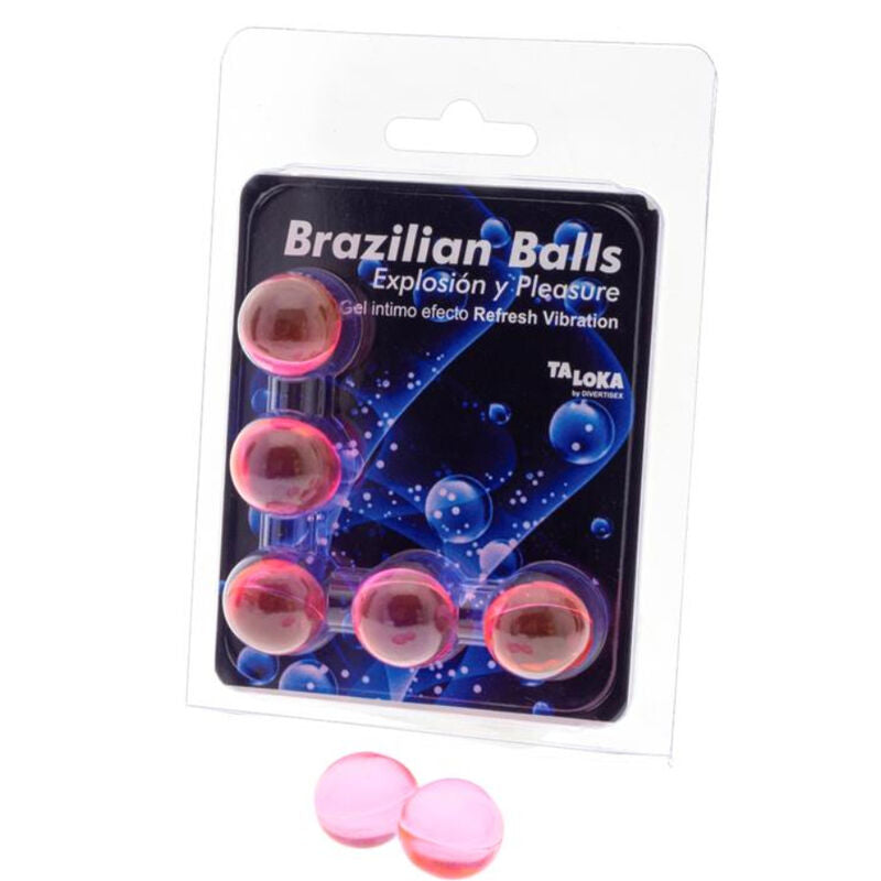 TALOKA - 5 SFERE BRASILIANE RINFRESCANO EFFETTO VIBRANTE ECCITANTE GEL – Palle brasiliane – foto 2