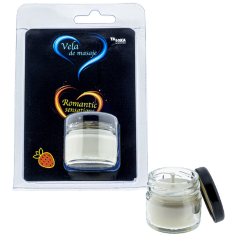 TALOKA - CANDELA DA MASSAGGIO ALLA FRAGOLA – Candele da massaggio