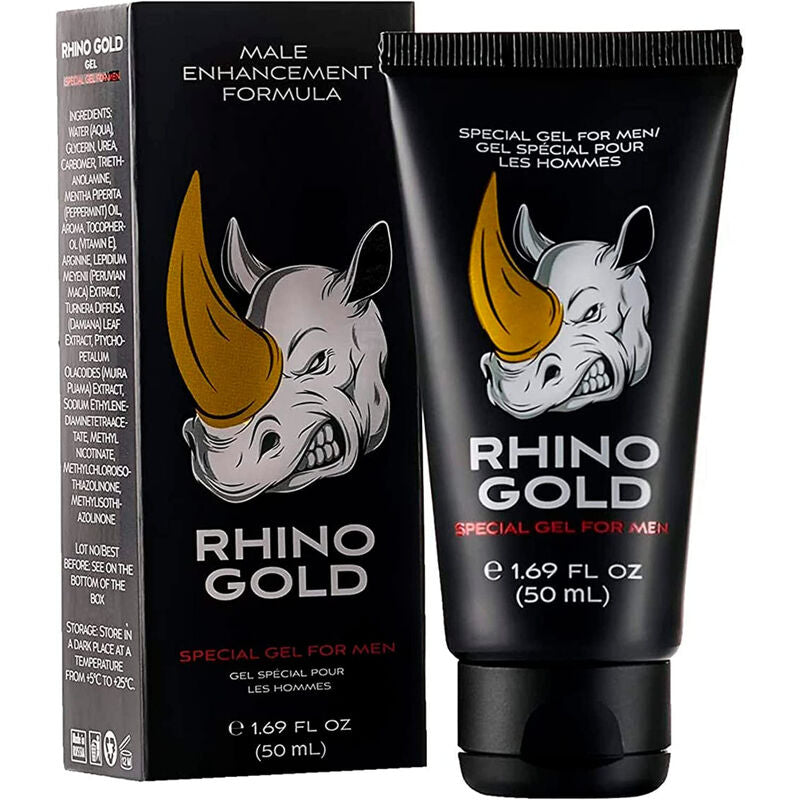 RHINO GOLD - GEL SPECIALE PER UOMO 50 ML – Ingrandimento del pene
