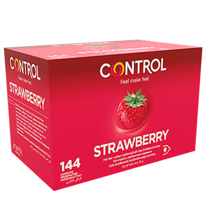 CONTROL - PRESERVATIVI ADAPTA ALLA FRAGOLA 144 UNITÀ – Profumo