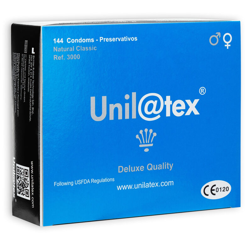 UNILATEX - CONSERVANTI NATURALI 144 UNITÀ – Gamma naturale