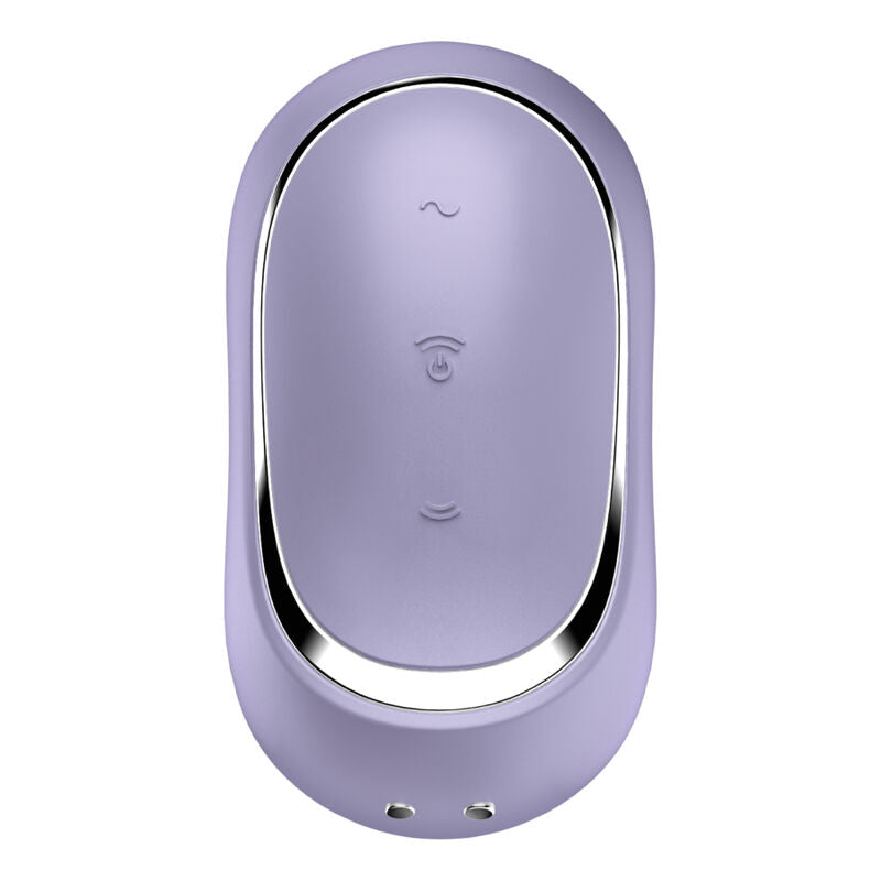 SATISFYER - PRO TO GO 2 DOPPIO STIMOLATORE E VIBRATORE VIOLA – Stimolatore dell'aria nessuna vibrazione – foto 4