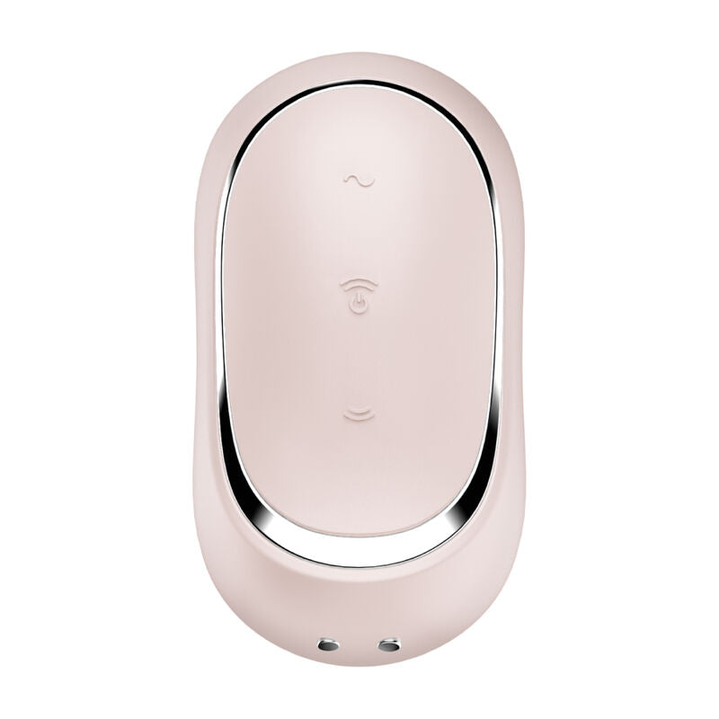 SATISFYER - PRO TO GO 2 DOPPIO STIMOLATORE E VIBRATORE BEIGE – Stimolatore dell'aria nessuna vibrazione – foto 4