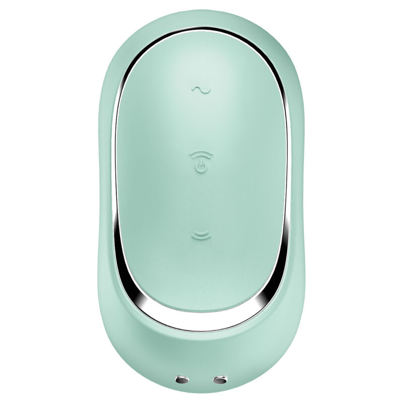 SATISFYER - PRO TO GO 2 DOPPIO STIMOLATORE E VIBRATORE VERDE – Stimolatore dell'aria nessuna vibrazione – foto 4