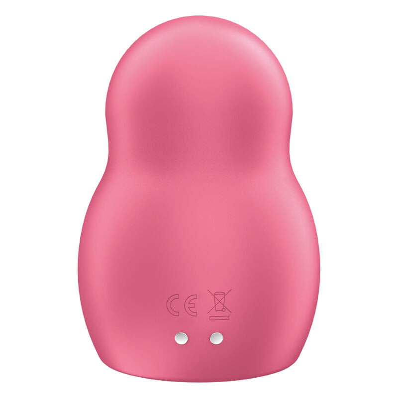 SATISFYER - PRO TO GO 1 DOPPIO STIMOLATORE E VIBRATORE ROSSO – Stimolatore dell'aria nessuna vibrazione – foto 3