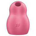 SATISFYER - PRO TO GO 1 DOPPIO STIMOLATORE E VIBRATORE ROSSO – Stimolatore dell'aria nessuna vibrazione