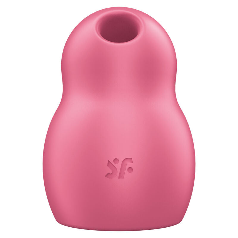 SATISFYER - PRO TO GO 1 DOPPIO STIMOLATORE E VIBRATORE ROSSO – Stimolatore dell'aria nessuna vibrazione