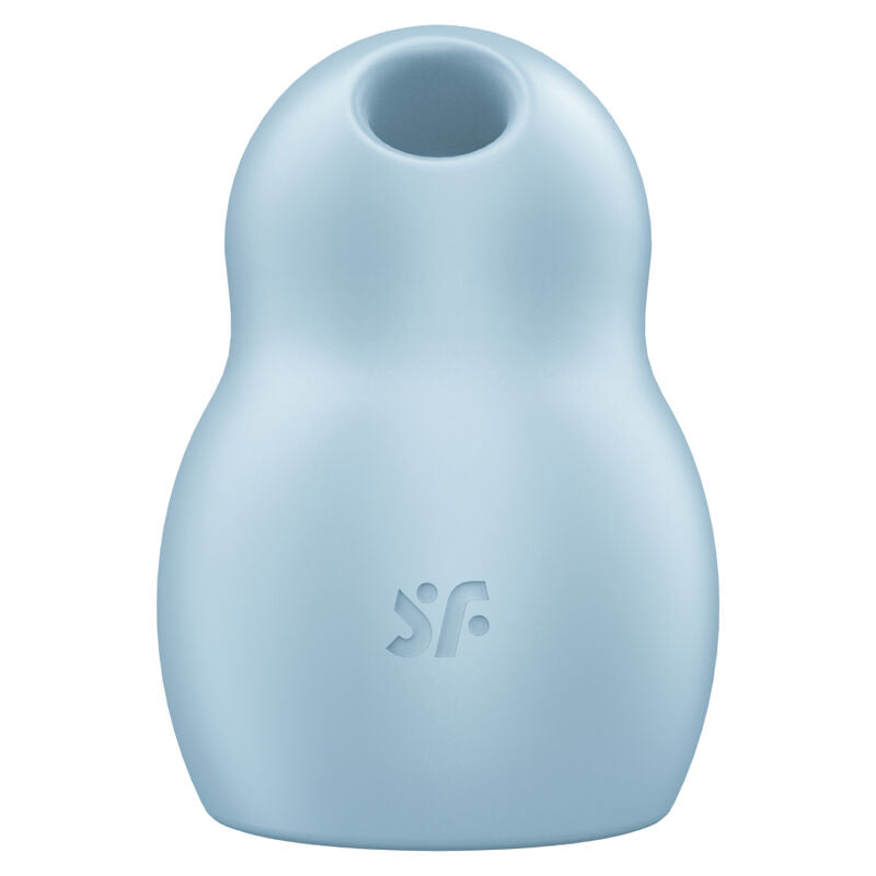 SATISFYER - PRO TO GO 1 DOPPIO STIMOLATORE E VIBRATORE BLU – Stimolatore dell'aria nessuna vibrazione