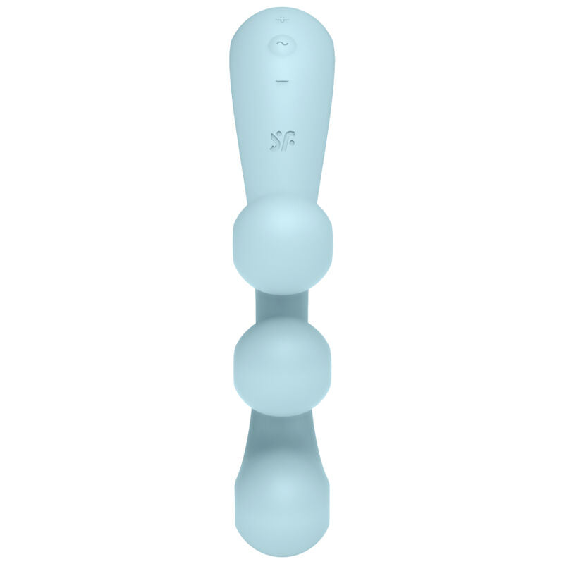 SATISFYER - MULTI VIBRATORE TRI BALL 2 BLU – Vibratori di coniglio – foto 3