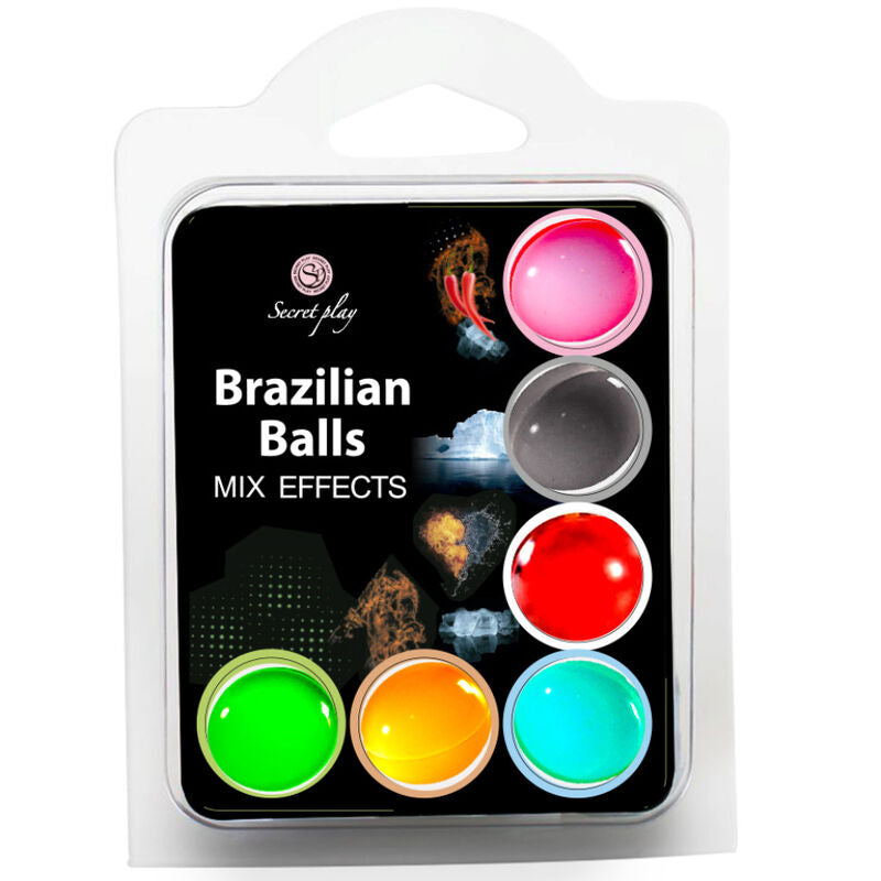 SECRET PLAY - SET 6 PALLINE BRASILIANA EFFETTO MIX – Palle brasiliane