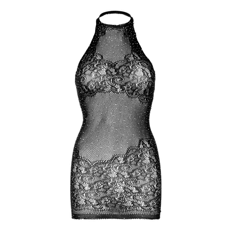 LEG AVENUE - MINI ABITO CON STRASS TAGLIA UNICA - NERO – Abiti sexy – foto 3