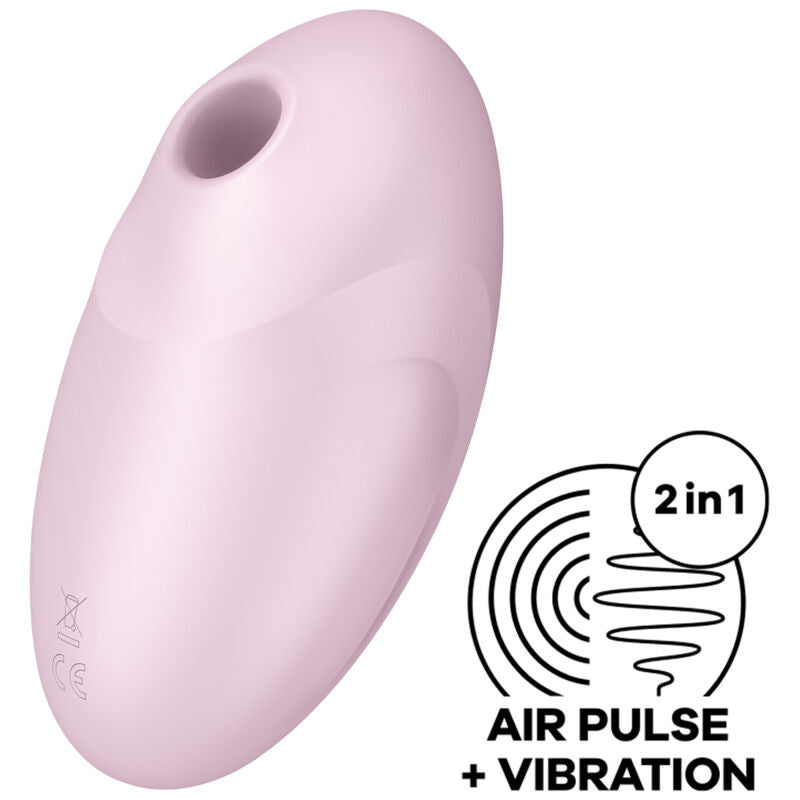 SATISFYER - STIMOLATORE E VIBRATORE VULVA LOVER 3 ROSA – Stimolatore dell'aria nessuna vibrazione