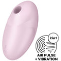 SATISFYER - STIMOLATORE E VIBRATORE VULVA LOVER 3 ROSA – Stimolatore dell'aria nessuna vibrazione