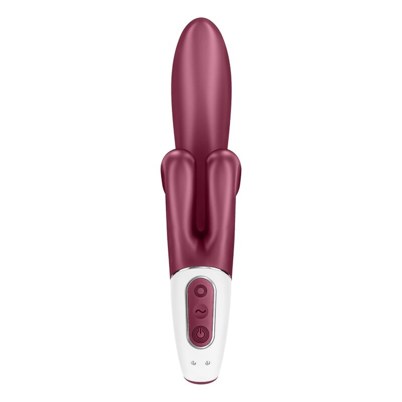 SATISFYER - VIBRAZIONE TOUCH ME RABBIT ROSSO – Vibratori di coniglio – foto 4