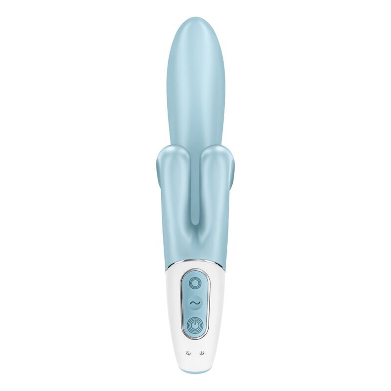 SATISFYER - VIBRAZIONE TOUCH ME RABBIT BLU – Vibratori di coniglio – foto 4