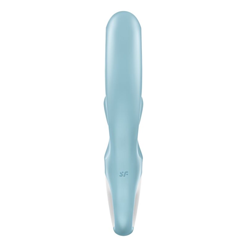 SATISFYER - LOVE ME RABBIT VIBRAZIONE BLU – Vibratori di coniglio – foto 3
