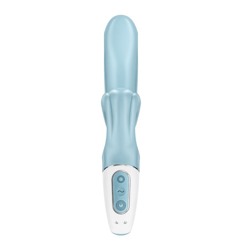 SATISFYER - LOVE ME RABBIT VIBRAZIONE BLU – Vibratori di coniglio – foto 4