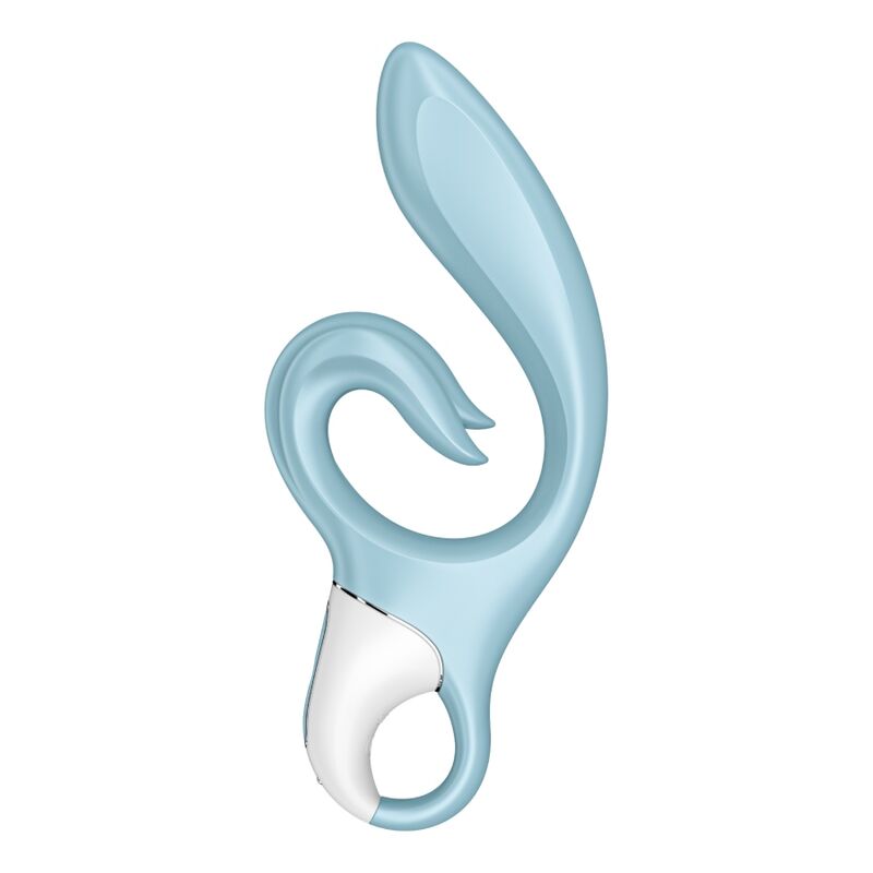 SATISFYER - LOVE ME RABBIT VIBRAZIONE BLU – Vibratori di coniglio