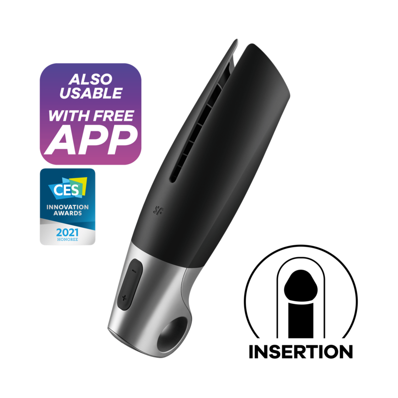 SATISFYER - MASTURBATORE POWER NERO – Masturbatore automatico
