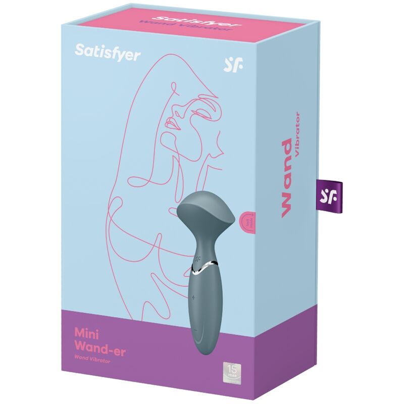 SATISFYER - MINI WOND-ER GRIGIO – Per il clitoride – foto 7