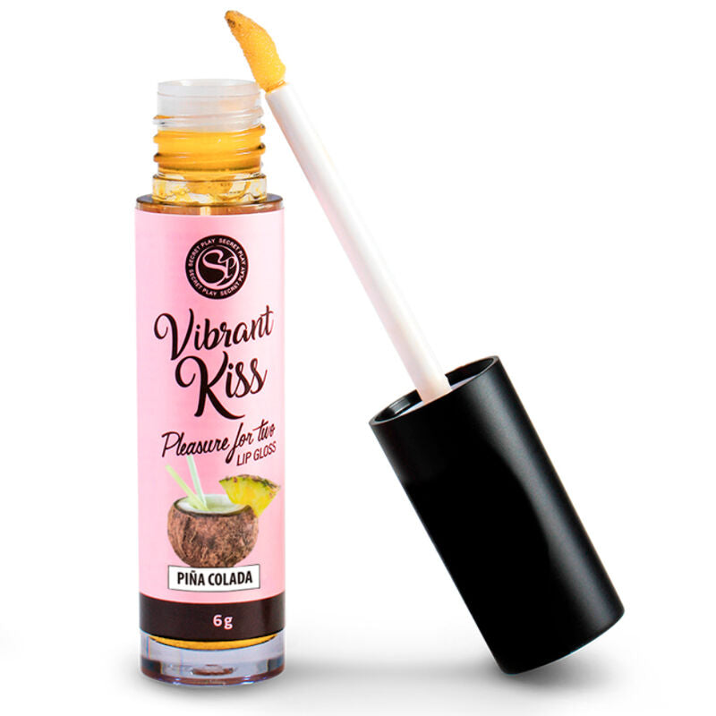 SECRETPLAY - LUCIDA LABBRA VIBRANT KISS - PINA COLADA – Per il sesso orale – foto 2