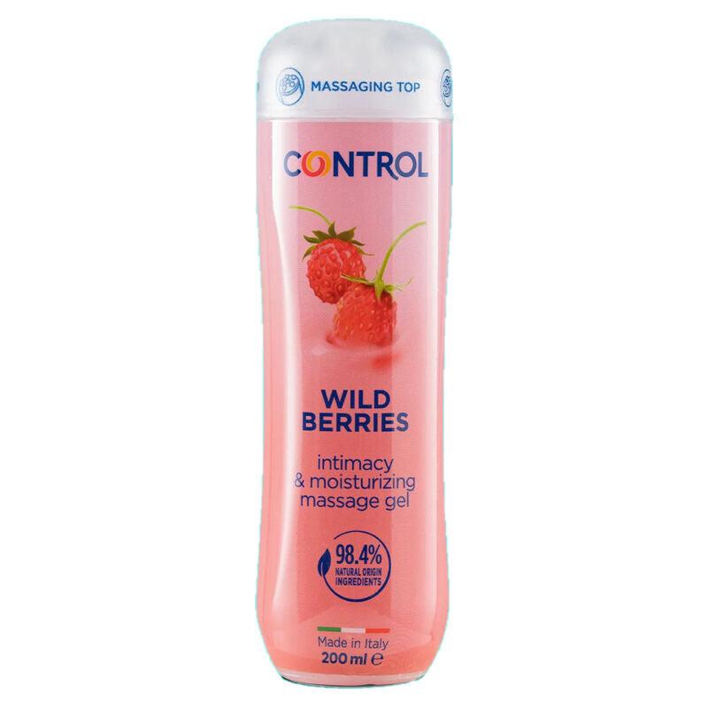CONTROL - GEL DA MASSAGGIO 3 IN 1 FRUTTI DI BOSCO 200 ML – Oli Aromatizzati